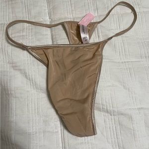 Victoria’s Secret vintage satin thong with rhinestones size M